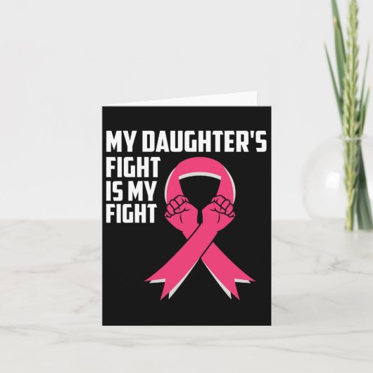 Daughter's Fight is mijn strijd tegen borstkanker Kaart (Voorkant)