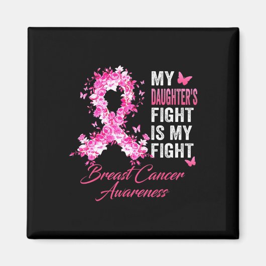 Daughter's Fight is mijn strijd tegen borstkanker Magneet (Voorkant)