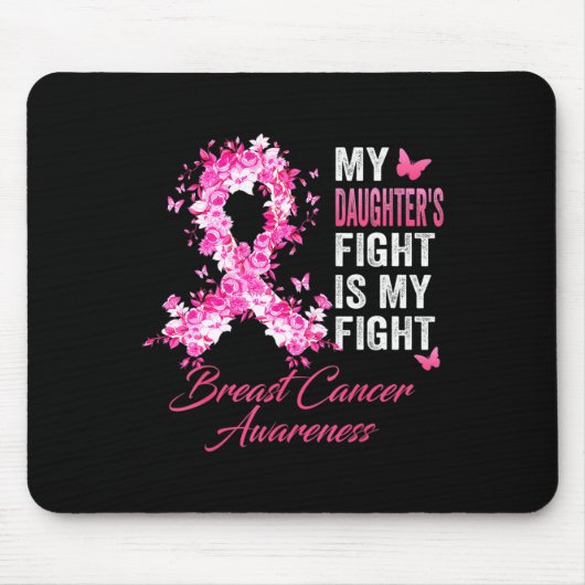 Daughter's Fight is mijn strijd tegen borstkanker Muismat (Voorkant)