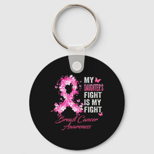 Daughter's Fight is mijn strijd tegen borstkanker Sleutelhanger