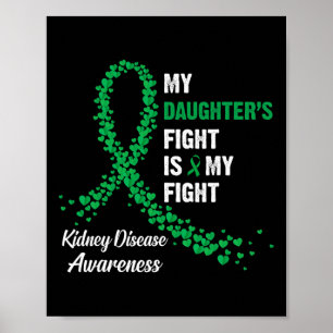 Daughter's Fight My Kidney Disease Awareness Poster