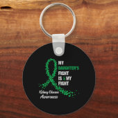 Daughter's Fight My Kidney Disease Awareness Sleutelhanger (Voorkant)