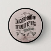 Daughters Freedom Ballet is jouw Ronde Button 5,7 Cm (Voorkant)