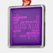 Daughters in Law Weddings & Birthdays : Kwaliteit Metalen Ornament (Links)