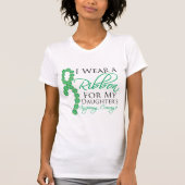 Daughter's Inspiration Courage - Liver Cancer T-shirt (Voorkant)