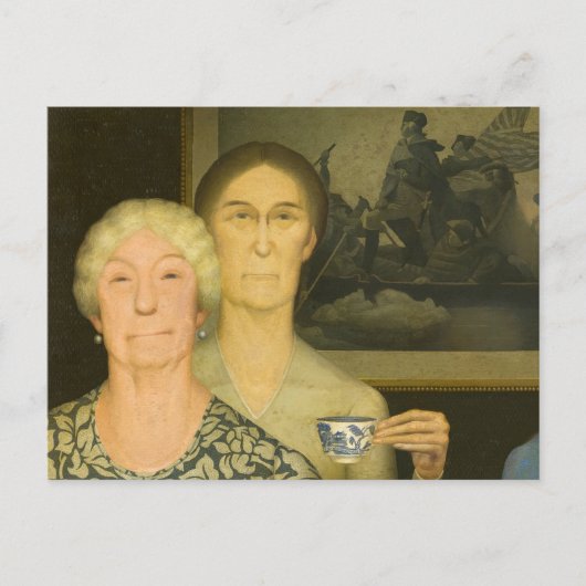 Daughters of Revolution by Grant Wood Briefkaart (Voorkant)