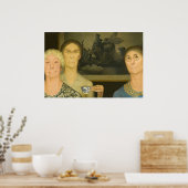Daughters of Revolution by Grant Wood Poster (Keuken)