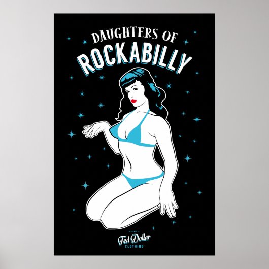 Daughters of Rockabilly Poster (Voorkant)