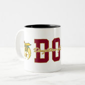 Daughters of Sphinx (DOS) Mok voor twee tonen koff (Voorkant links)