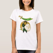 Daughters of the Nile Shriners AAONMS DON OES T-shirt (Voorkant)