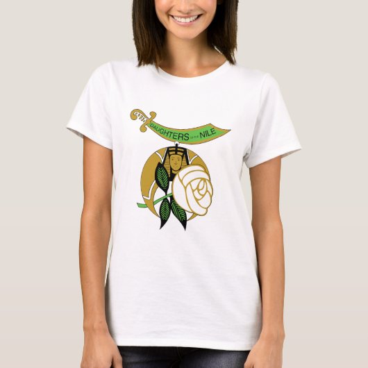 Daughters of the Nile Shriners AAONMS DON OES  T-shirt (Voorkant)