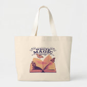 Daughters of White Magic Grocery Bag Grote Tote Bag (Voorkant)
