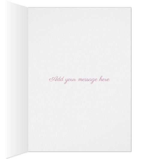 Daughter's pink & white baptism congratulations (Binnen (Rechts))