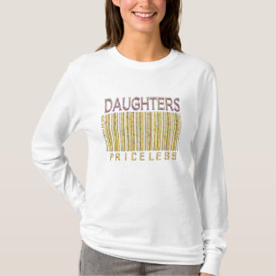 'Daughters Priceless' Barcode Shirt