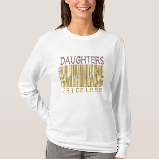 'Daughters Priceless' Barcode Shirt (Voorkant)