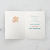 Daughter's schoonmoeder op Moederdag, bloemen Kaart (Binnen)