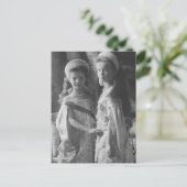 Daughters tsar of Russia, Olga en Tatiana Romanov Briefkaart (Staand voorkant)