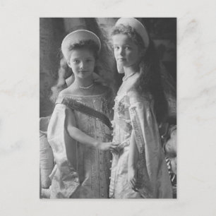 Daughters tsar of Russia, Olga en Tatiana Romanov Briefkaart