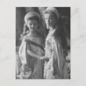 Daughters tsar of Russia, Olga en Tatiana Romanov Briefkaart (Voorkant)