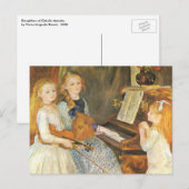 Daughters van Catulle Mendes door Pierre Renoir Briefkaart (Voorkant / Achterkant)