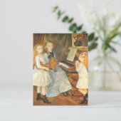 Daughters van Catulle Mendes door Pierre Renoir Briefkaart (Staand voorkant)