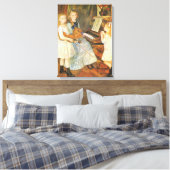 Daughters van Catulle Mendes door Pierre Renoir Canvas Afdruk (Insitu (Slaapkamer))