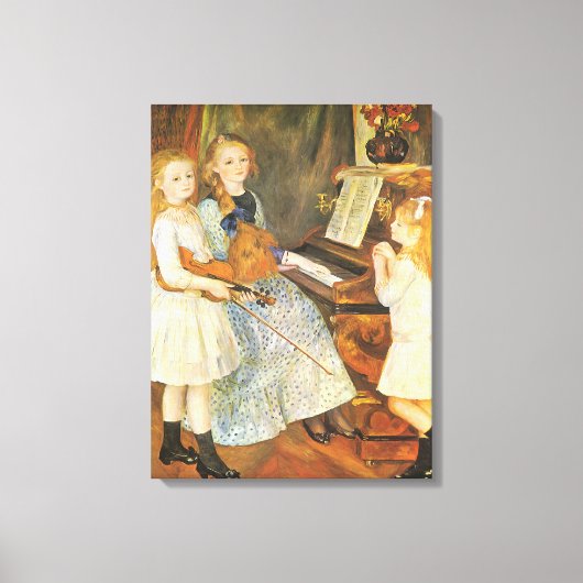 Daughters van Catulle Mendes door Pierre Renoir Canvas Afdruk (Voorkant)