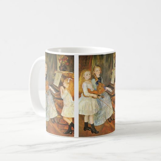 Daughters van Catulle Mendes door Pierre Renoir Koffiemok (Voorkant links)