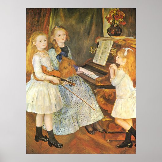 Daughters van Catulle Mendes door Pierre Renoir Poster (Voorkant)