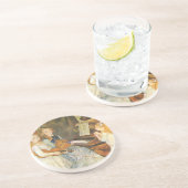 Daughters van Catulle Mendes door Pierre Renoir Zandsteen Onderzetter (Zijkant)