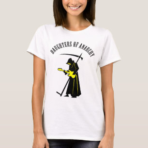 Daughters van de Anarchy Biker Death Metal Zombie T-shirt