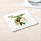 Daughters van de Nijl Kartonnen Onderzetters (Schuin)