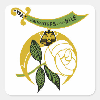 Daughters van de Nijl Vierkante Sticker
