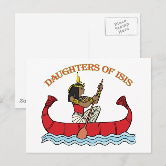 Daughters van Isis Briefkaart (Voorkant / Achterkant)