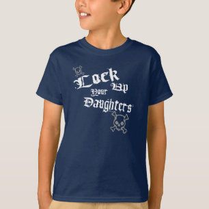 Daughters vergrendelen (donker) t-shirt