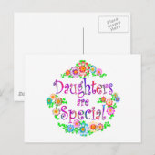 DAUGHTERS zijn speciaal Briefkaart (Voorkant / Achterkant)