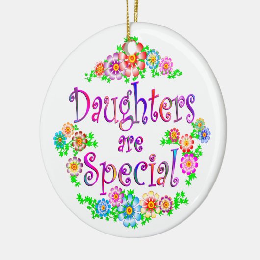 DAUGHTERS zijn speciaal Keramisch Ornament (Links)