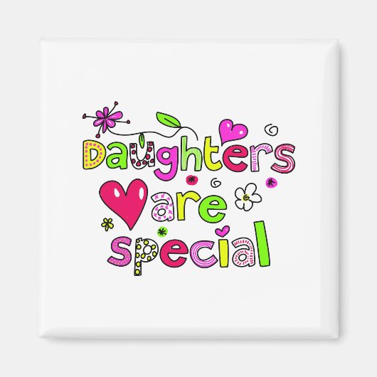 Daughters zijn speciaal magneet (Voorkant)