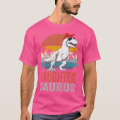Daughtersaurus Trex Dinosaur Daughter Saurus Famil T-shirt (Voorkant)