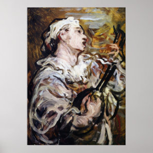 Daumier’s Pierrot art poster