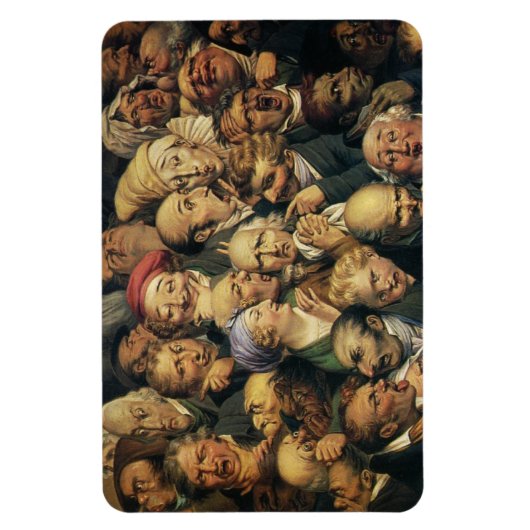 Daumier's Expressions magnet Magneet (Verticaal)