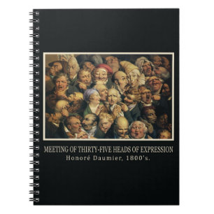 Daumier's Expressions notitieboek