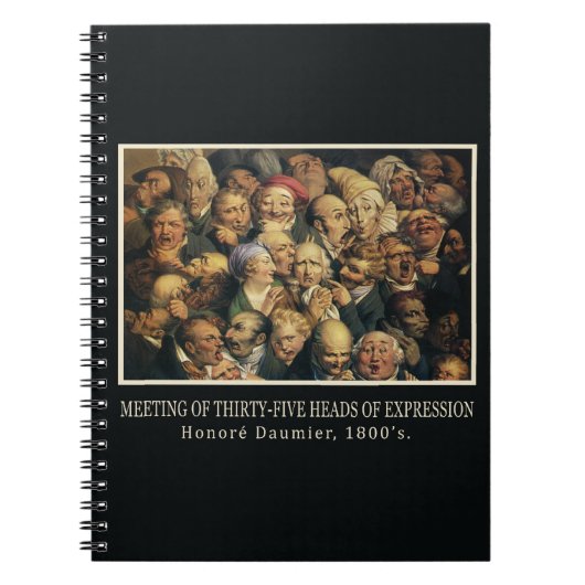 Daumier's Expressions notitieboek (Voorkant)