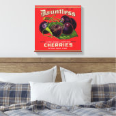 Dauntless Cherries in Heavy Syrup uit de jaren '30 Canvas Afdruk (Insitu (Slaapkamer))
