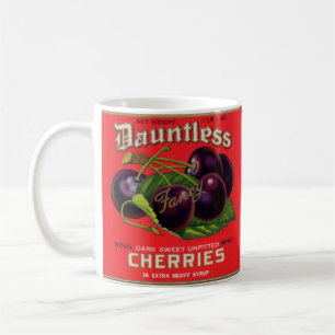 Dauntless Cherries in Heavy Syrup uit de jaren '30 Koffiemok