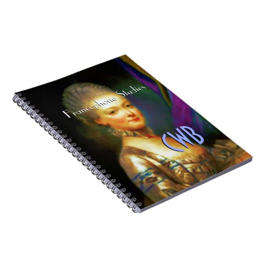 Dauphin French Baroque Monogram Notitieboek (Rechterzijde)