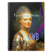 Dauphin French Baroque Monogram Notitieboek (Voorkant)