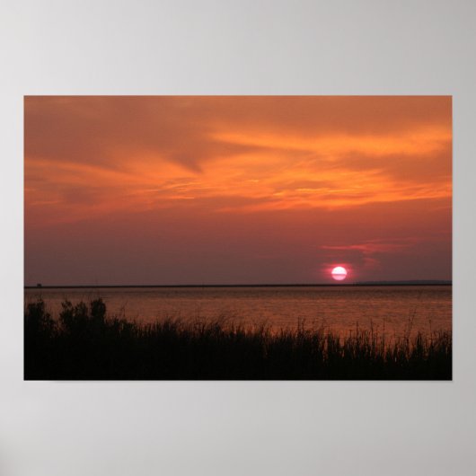 Dauphin Island, Al Sunset Poster (Voorkant)