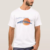 Dauphin Island Alabama Bridge en Sunset T-shirt (Voorkant)