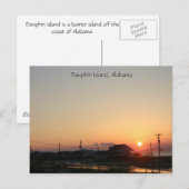Dauphin Island, Alabama Briefkaart (Voorkant / Achterkant)